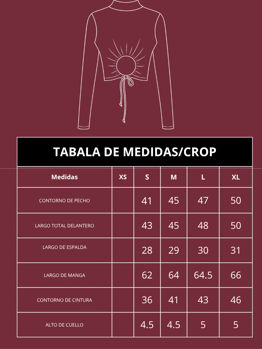 Crop Manga Larga Scote Espalda 0101