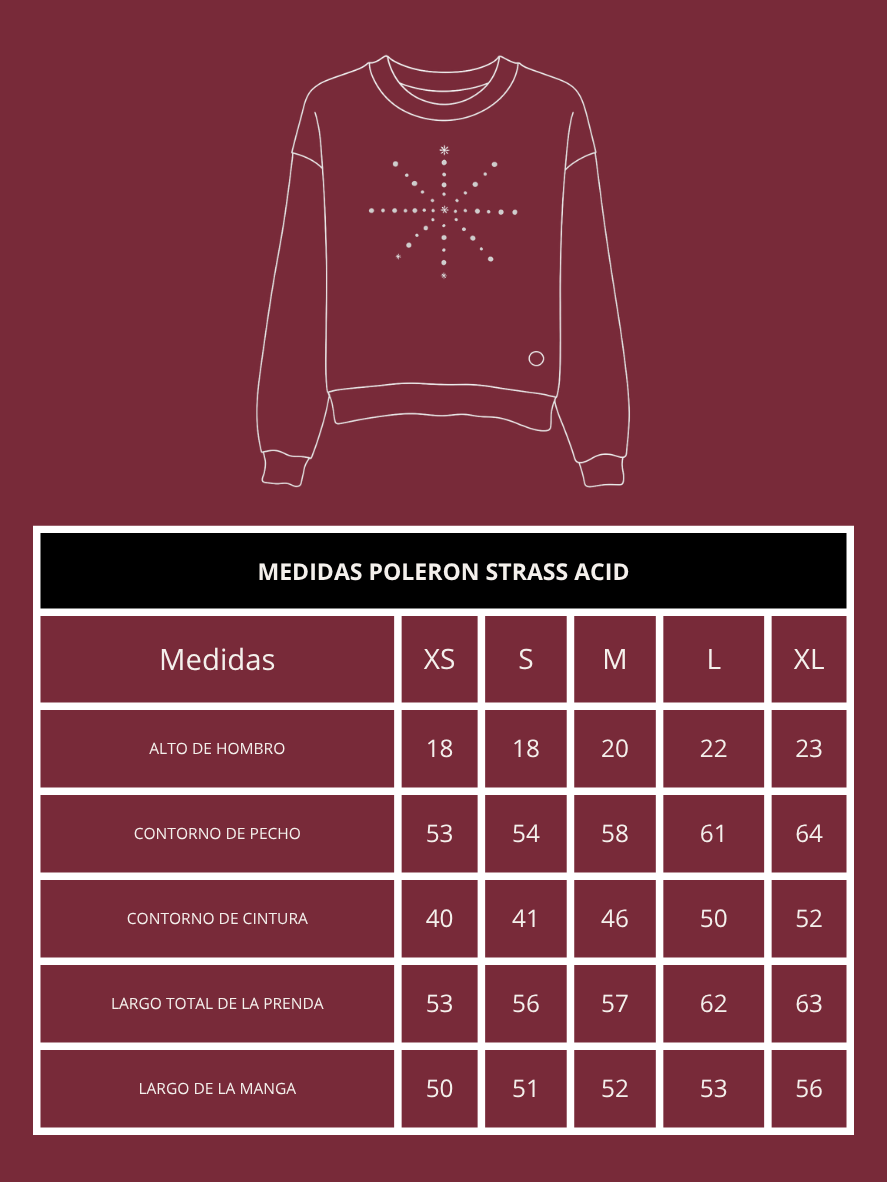 Polerón Oversize  Acid Wash