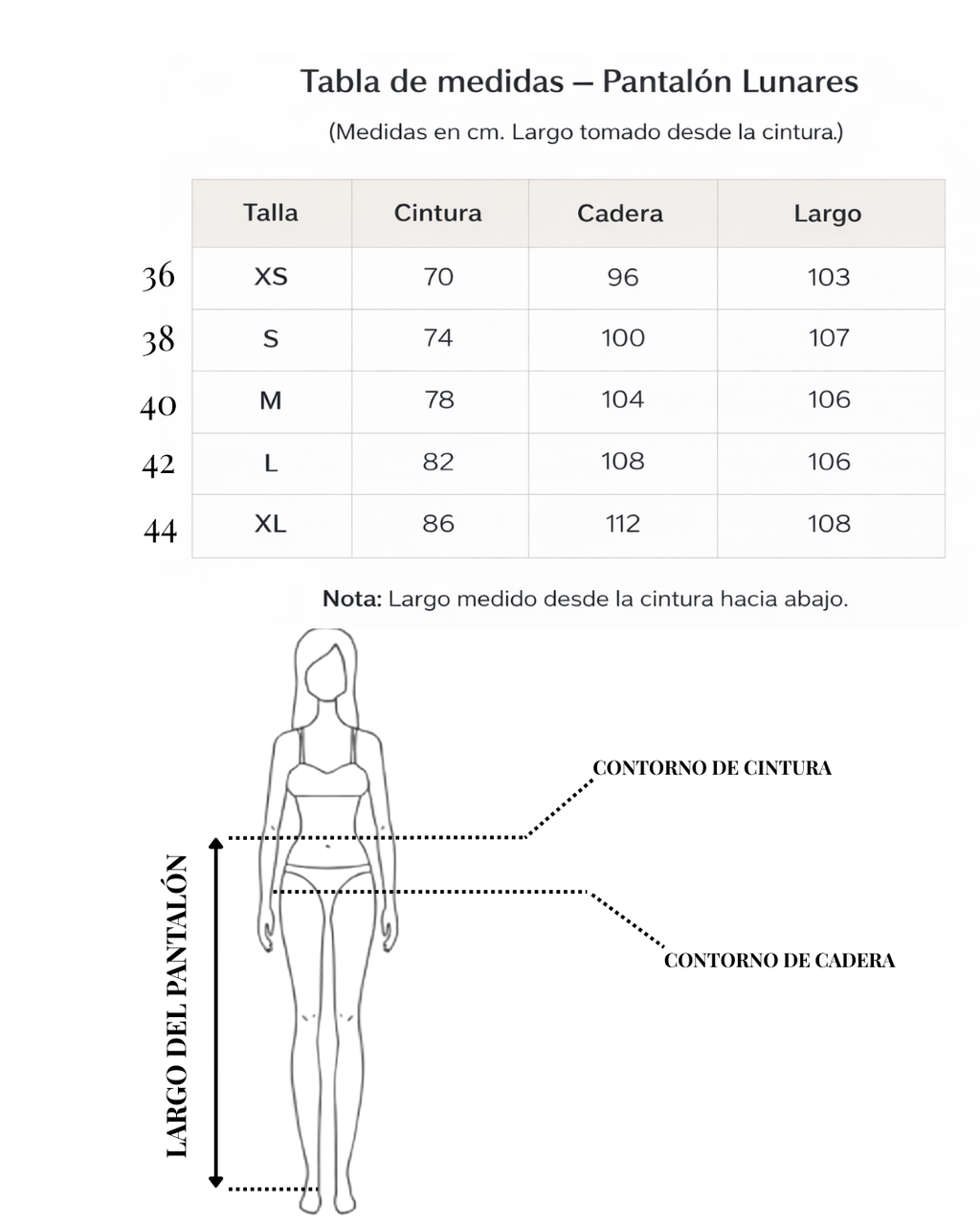 Pantalón Palazzo Lunaire