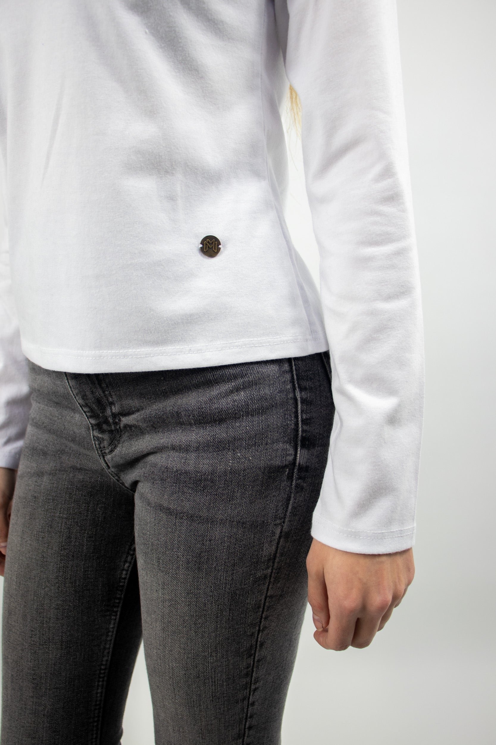 Polera Manga Larga Strass Femme 0301