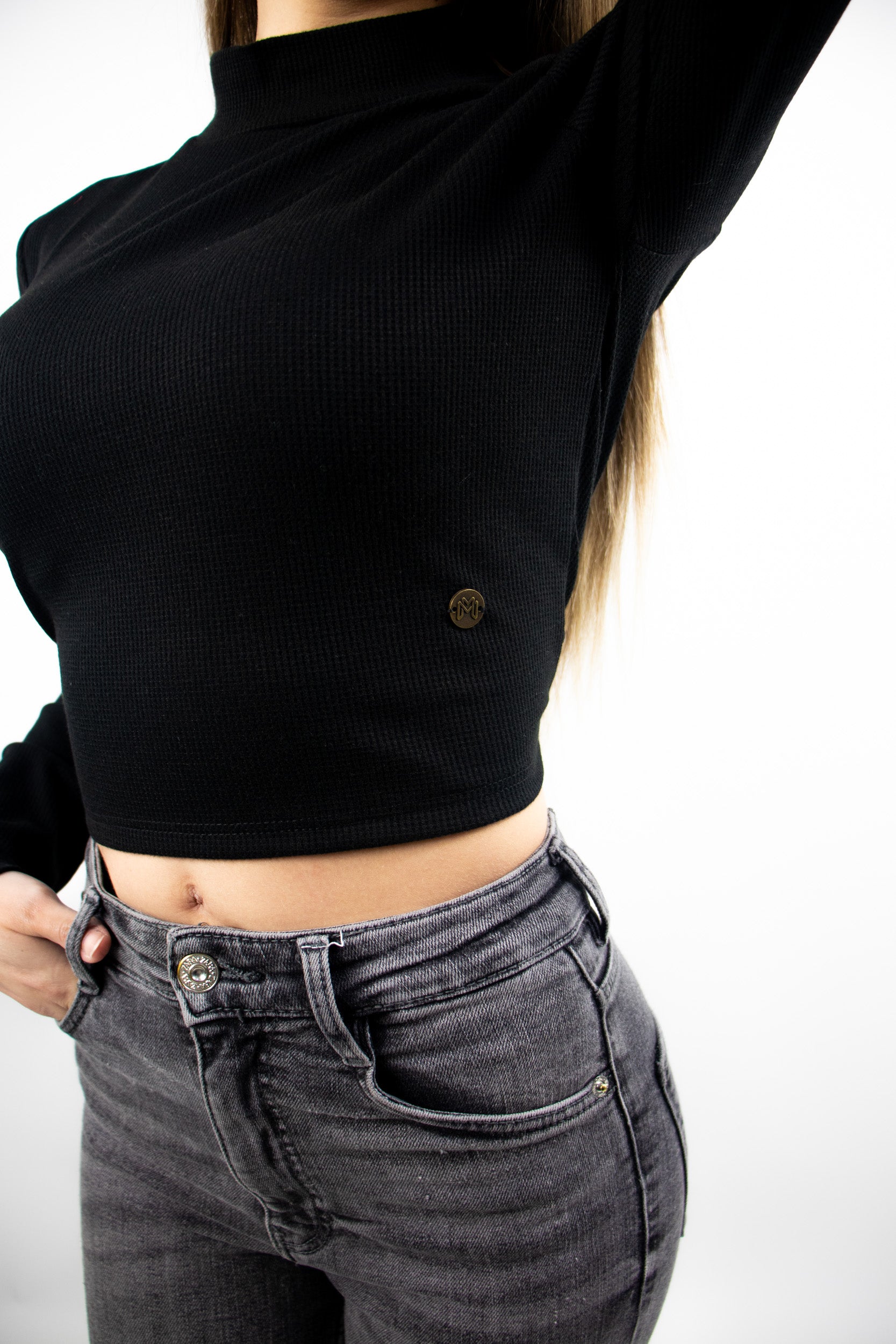 Crop Manga Larga Scote Espalda 0103