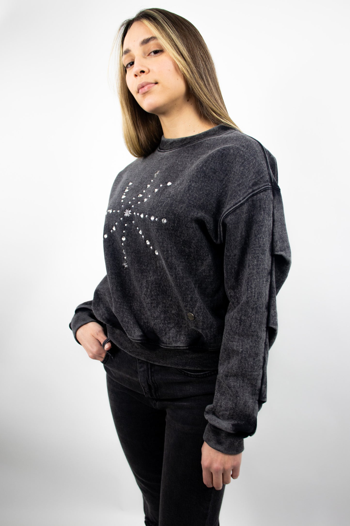 Polerón Oversize Strass Acid