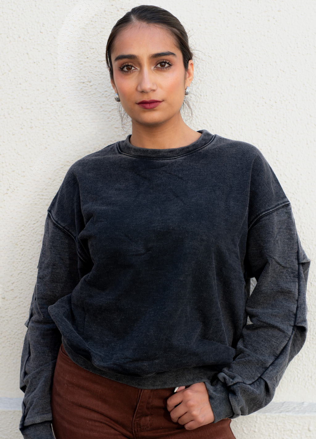 Polerón Oversize  Acid Wash