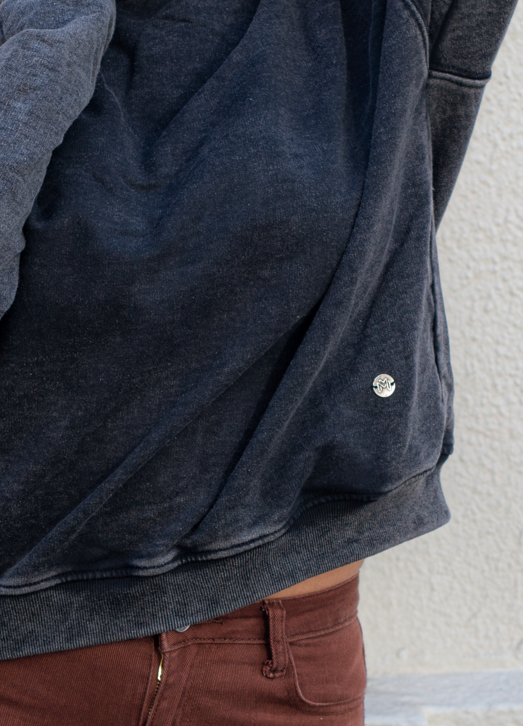 Polerón Oversize  Acid Wash